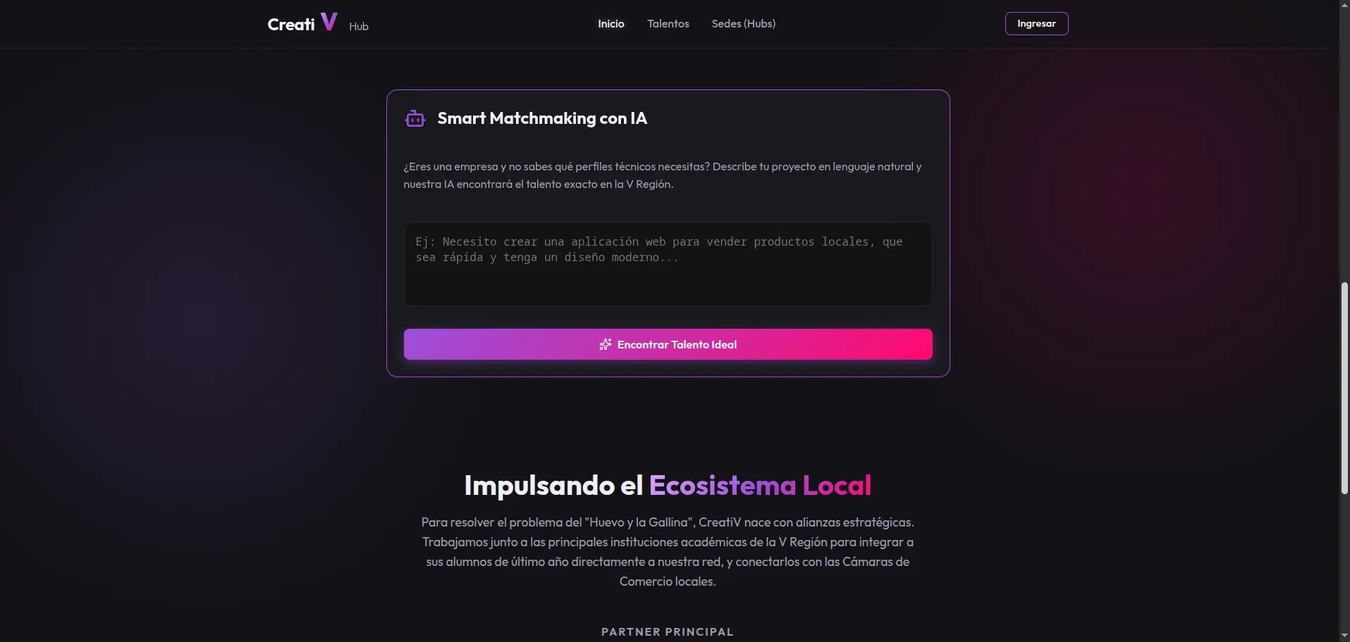 Miniatura del proyecto CreatiV Hub - Imagen 3